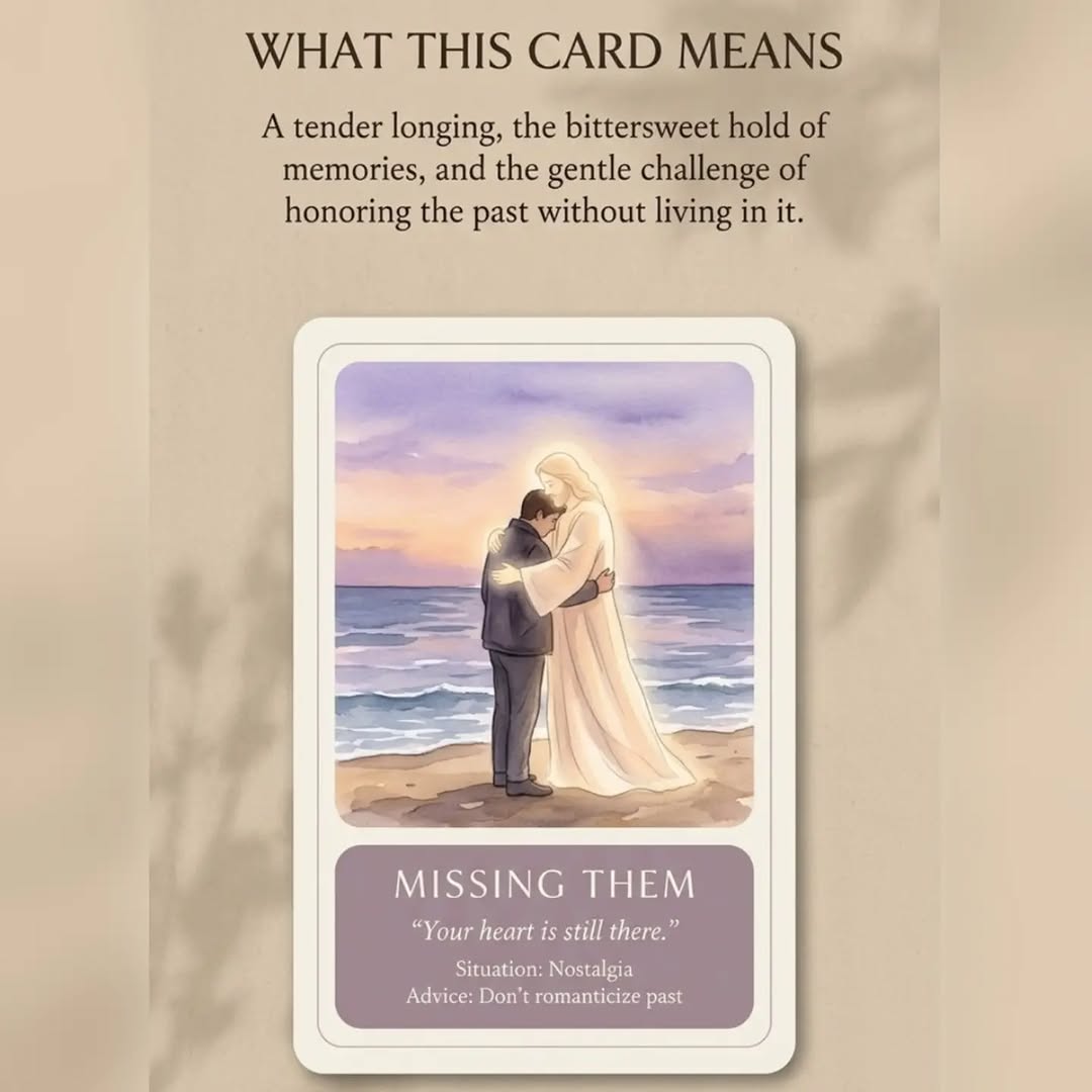 Missing them: a healing card