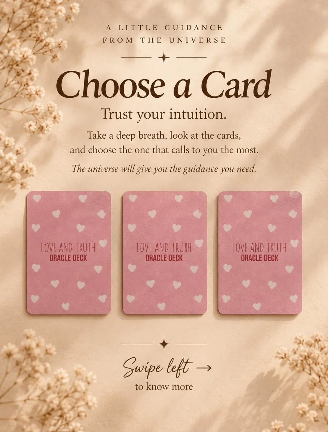 Pick a card: guidance from the universe